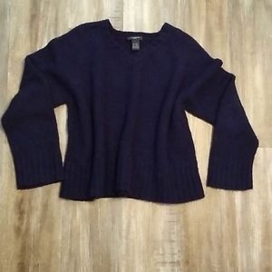 The Limited Sweater Royal Blue Slightly Cropped